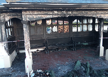 Felixstowe Shelter fire