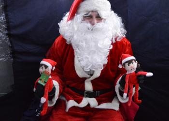 Father Christmas at Landguard Fort