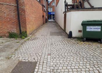 Felixstowe alleyway after 1