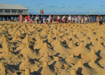 sandcastles