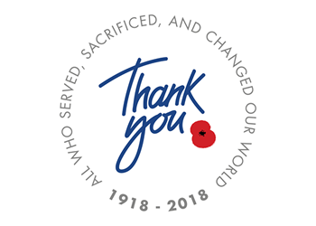 WWI Centenary Thank You