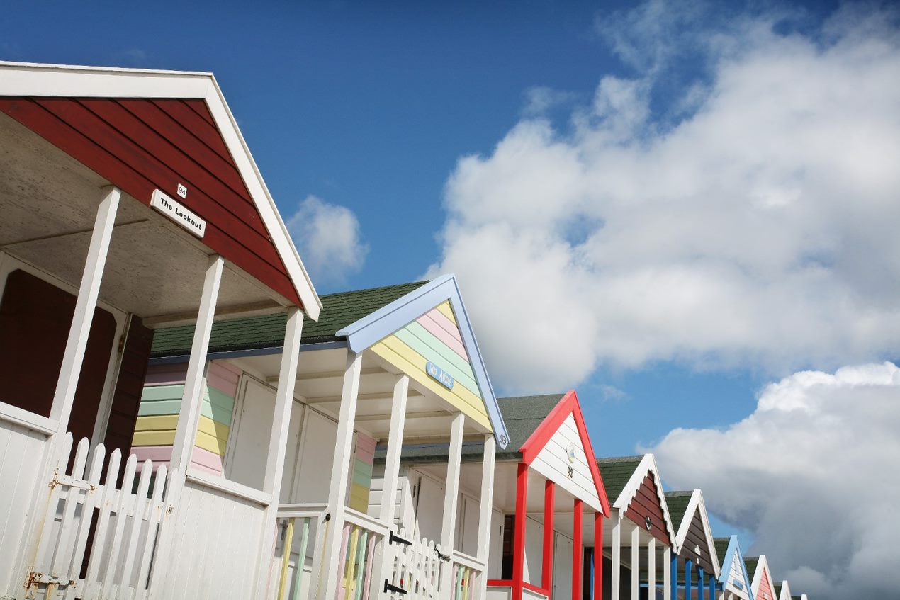 Beach huts