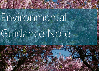 Environmental Guidance Note website
