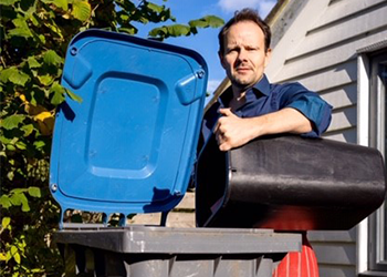 James Mallinder recycling bin