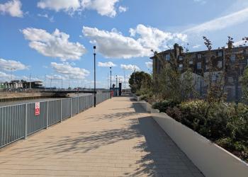 South Quay Wharf pocket park