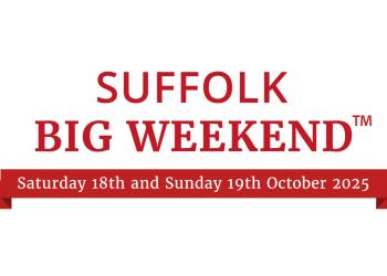 Suffolk Big Weekend 2025 logo white background