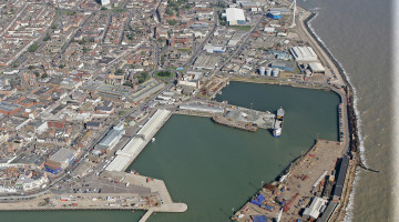 Aerial view of Lowestoft 