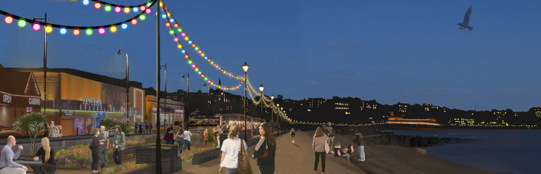 CGI of the Felixstowe Seafront Development Strategy