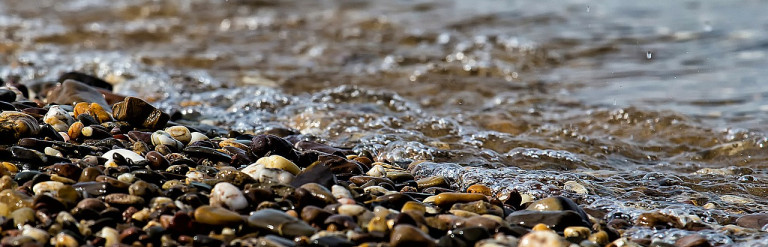 stones on a beach